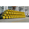 400L Carbon Steel Welded Liquid Chlorine Cylinder with Flange and Valve